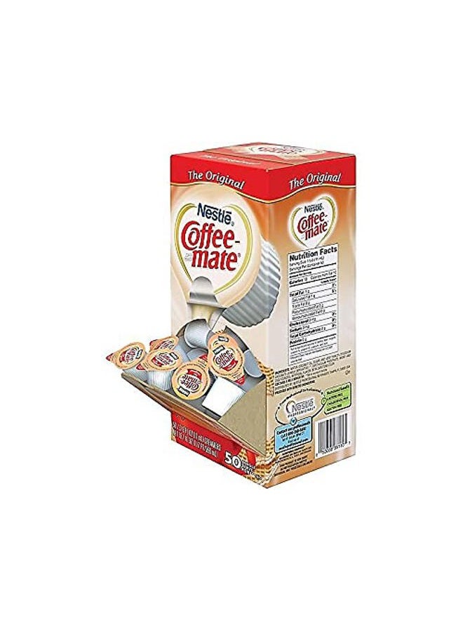 Nestle Nestlé 35110 Coffee-Mate Original Flavor Creamer, Single Serve Portions, 50/Box - Image 5