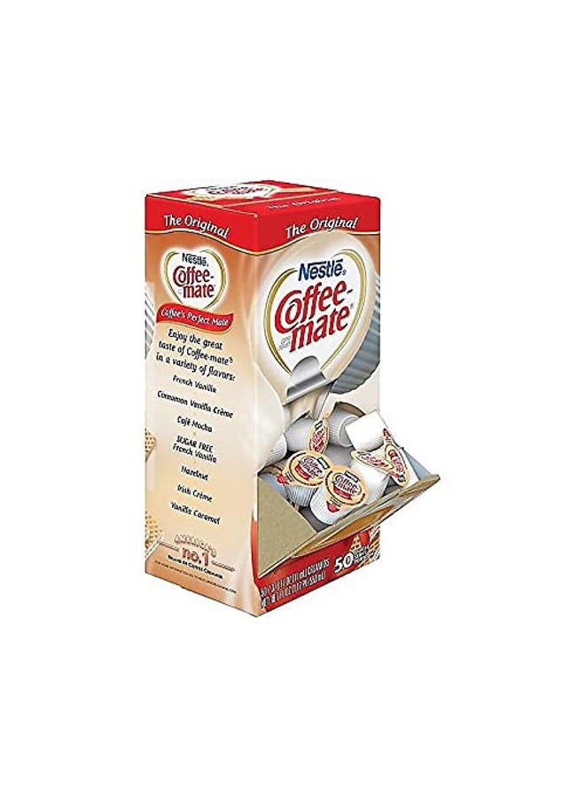Nestle Nestlé 35110 Coffee-Mate Original Flavor Creamer, Single Serve Portions, 50/Box - Image 3