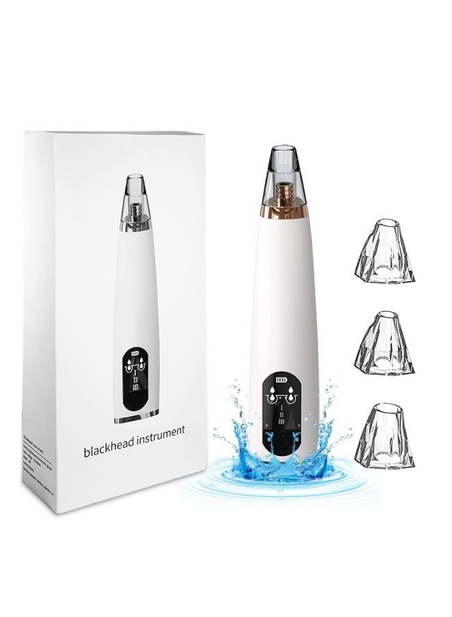 جهاز إزالة الرؤوس السوداء القابل لإعادة الشحن عبر USB، منظف المسام للوجه، حب الشباب، كوميدون مع شاشة LED - Image 1