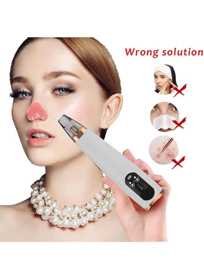 جهاز إزالة الرؤوس السوداء القابل لإعادة الشحن عبر USB، منظف المسام للوجه، حب الشباب، كوميدون مع شاشة LED - Image 5