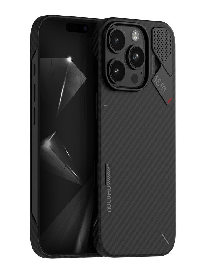 Aulumu A16 Aramid Fiber for iPhone 16 Pro Case | 1500D Ultra Slim Woven | Real Cooling | Compatible with MagSafe - Image 1
