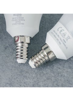 DANUBE HOME Danube Home Milano LED Bulb 2Pcs Set 5W E-14 4000K | Light Bulbs Energy Saving Lamp For Living Room Bedroom Dining Room Offices  - Image 2