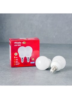 DANUBE HOME Danube Home Milano LED Bulb 2Pcs Set 5W E-14 4000K | Light Bulbs Energy Saving Lamp For Living Room Bedroom Dining Room Offices  - Image 1