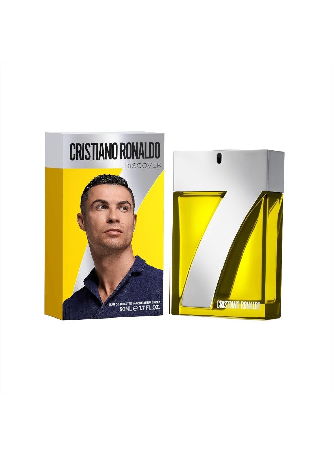 CR7 Cristiano Ronaldo CR7 Discover - Eau de Toilette for Men - Long-Lasting Mens Cologne Spray - Orange, Vetiver, Patchouli Cologne for Men - 30 ml - Image 1