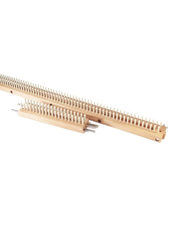 Authentic Knitting Board لوح حياكة 28 بوصة، قابل للتعديل، 168 دبوس، 100% خشب صلب - Image 1