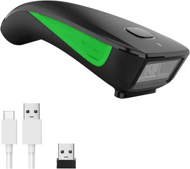 C740 Mini 1D Bluetooth Barcode Scanner for Tablet/Phone/PC | 3-in-1 Portable Automatic USB Wireless CCD Bar Code Scanning Support Screen Scan, for Tablet iPhone IPad Android Windows Mac - Image 1