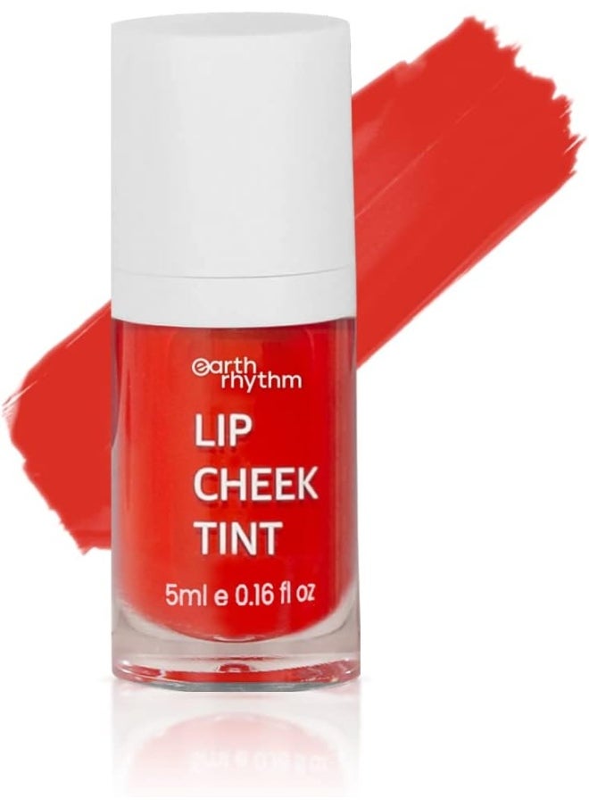 Earth Rhythm - Lip, Cheek and Eye Shadow Tint- Cherry, with Goodness of Pomegranate and Grape Seed Extract, Nourishes and Hydrates Dry Chapped Lips, Blush for Women, 100% Natural 5 ml - Image 1