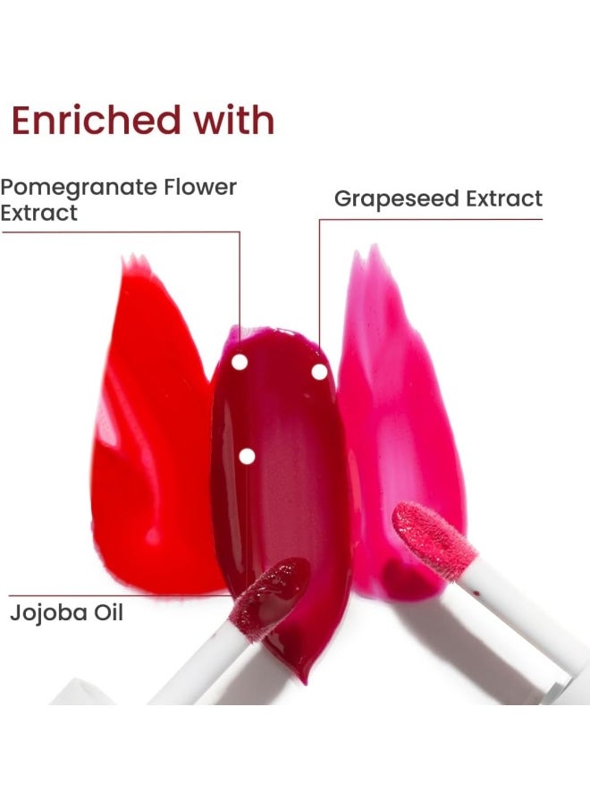 Earth Rhythm - Lip, Cheek and Eye Shadow Tint- Cherry, with Goodness of Pomegranate and Grape Seed Extract, Nourishes and Hydrates Dry Chapped Lips, Blush for Women, 100% Natural 5 ml - Image 1