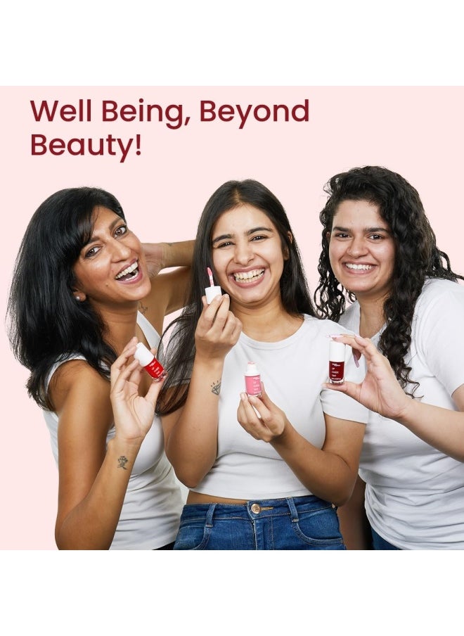 Earth Rhythm - Lip, Cheek and Eye Shadow Tint- Cherry, with Goodness of Pomegranate and Grape Seed Extract, Nourishes and Hydrates Dry Chapped Lips, Blush for Women, 100% Natural 5 ml - Image 1