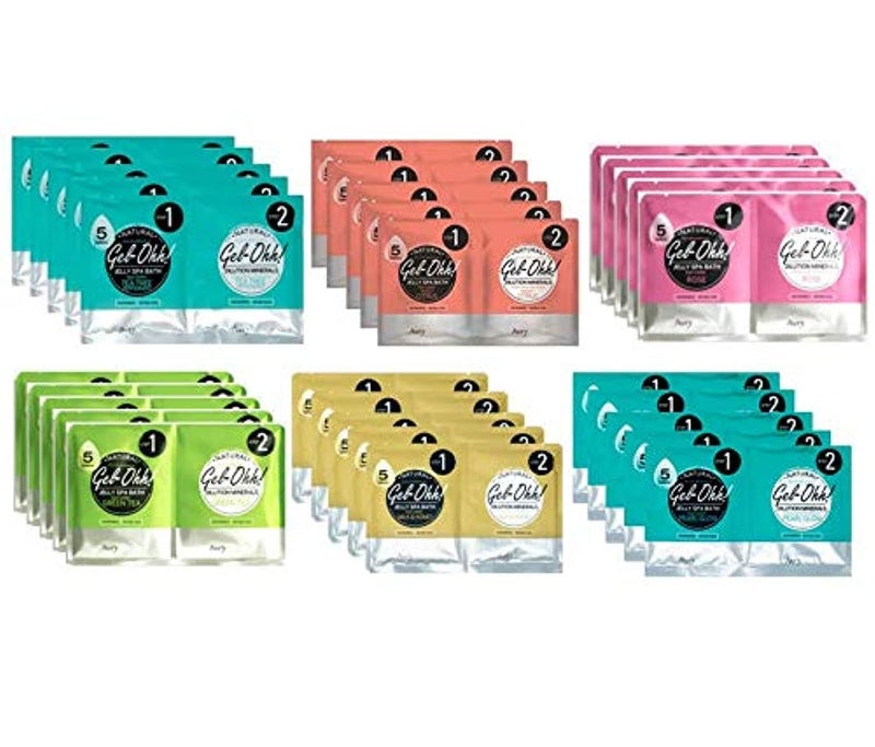 Avry Gel Ohh Spa Pedicure Footbath  Gel Oh  Combo3  Combo Pack 5 of Each Fragrance  30 total