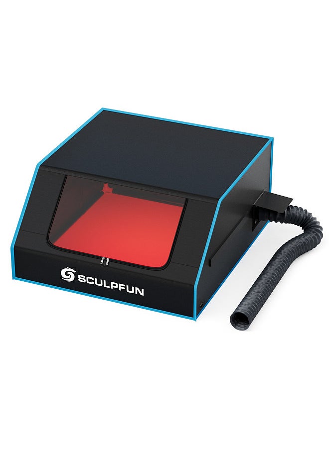 SCULPFUN B1 Laser Engraver Enclosure smogproof Fireproof Protective Cover with Powerful Suction Fan Large Size 680x765x380mm  Suitable for Sculpfun S6, S6 pro, S9, S10, S30 Laser Engraving Machine  - Image 5