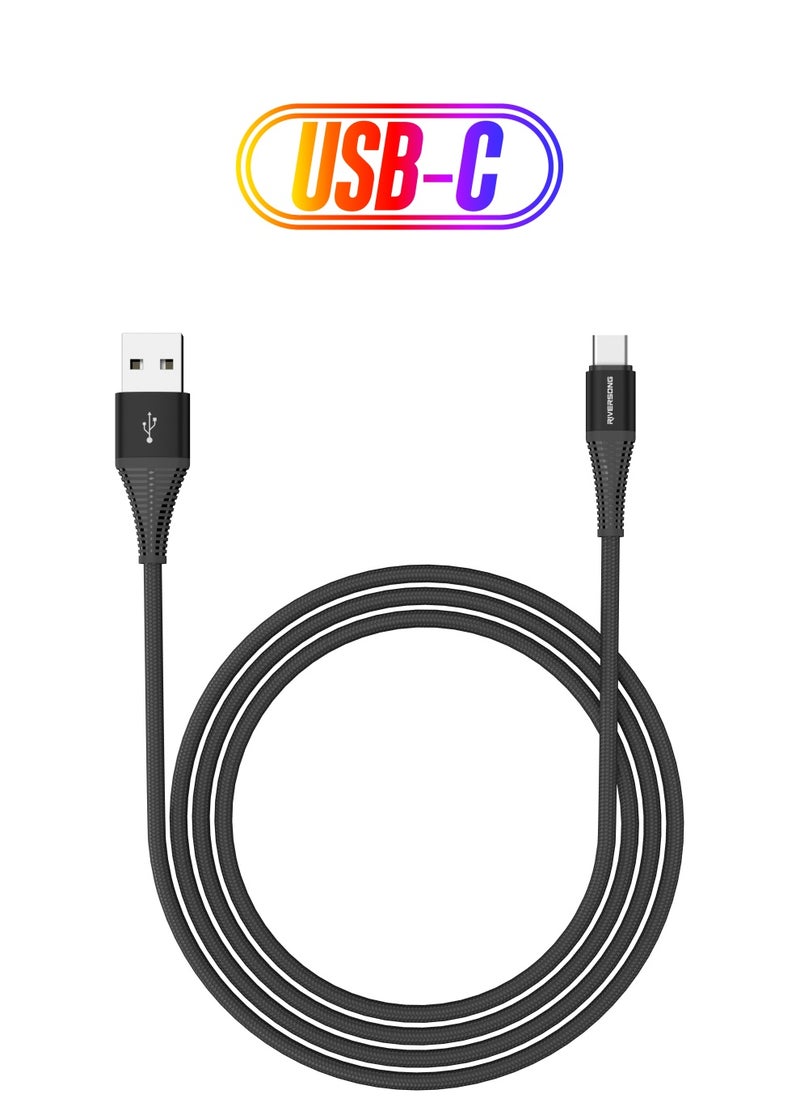 RIVERSONG RIVERSONG CT32 Alpha S Type C Cable - 1 Meter, Black  - Image 1