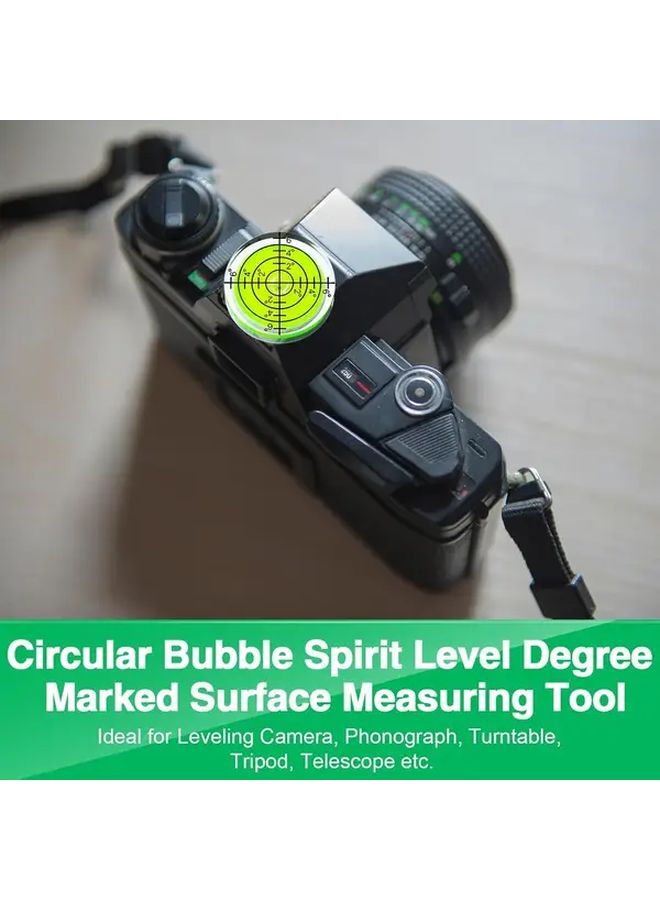 9 قطعة مجموعة فقاعات مغناطيسية صغيرة، أداة تسوية دقيقة مصغرة للحفر، منصة دوارة، حامل ثلاثي القوائم - Image 3