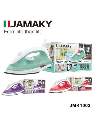 جهاز كي بخار للملابس والستائر  بقوه 1800 وات فعلي من جماكي صناعه ايطالي JMK1002
