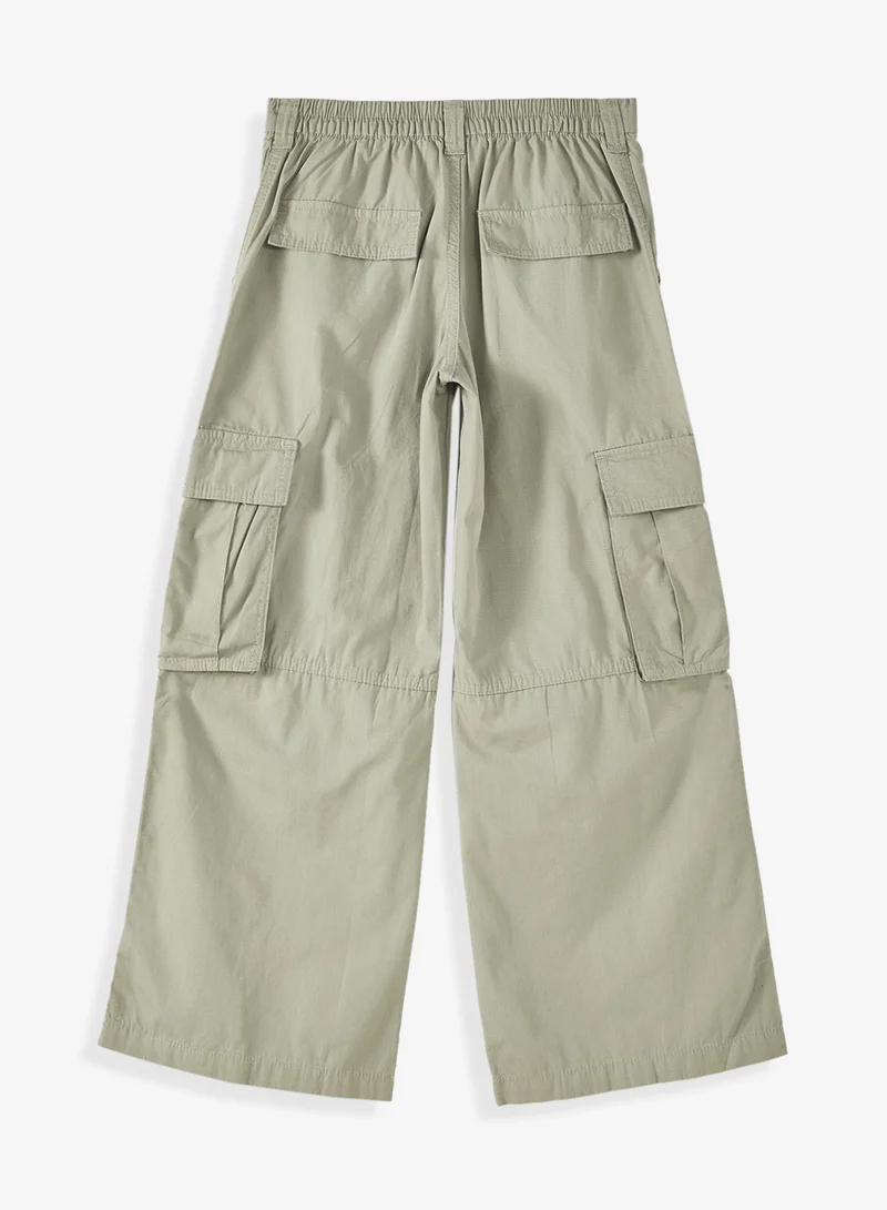 اتش اند ام بنطلون كارجو واسع