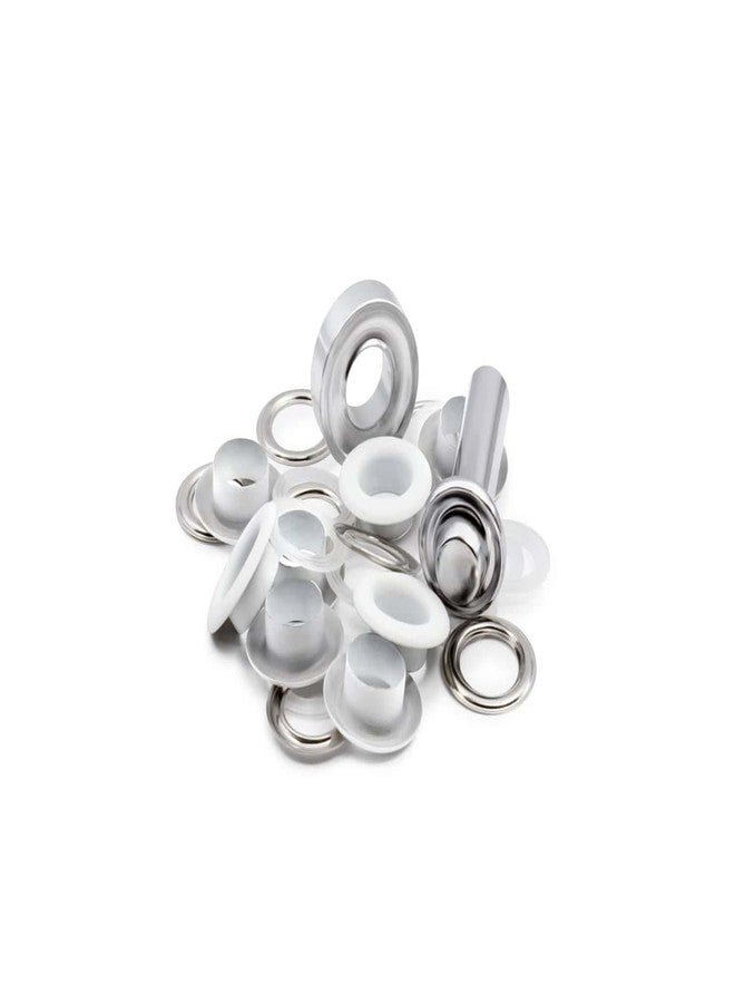 Dritz 740-9-T Fashion Grommet Kit with Tools, White, 1/2-Inch 8-Sets - Image 2
