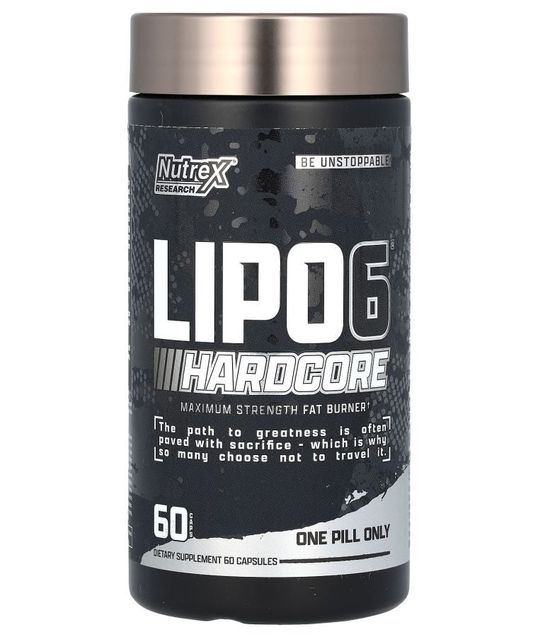 Nutrex Research LIPO-6 Hardcore Maximum Strength 60 Capsules