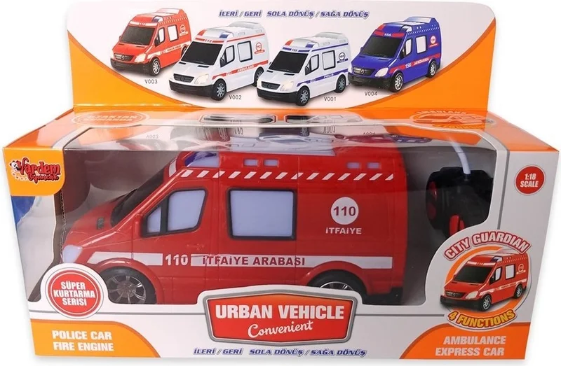 فارديم اوينجاك Vardem Toy Remote Control Battery Operated Fire Truck