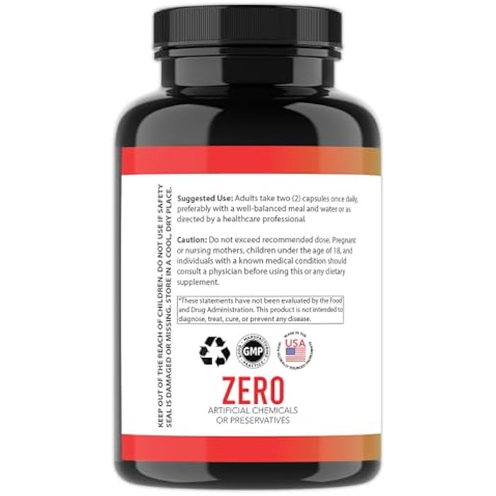 Angry Supplements Apple Cider Vinegar Detox, Digestive Gut Health Blend w. ACV, Acai, Ginger, Senna Leaf, Psyllium Husk, Milk Thistle, Cayenne Pepper and Aloe Vera (60ct, 30-Day Supply) - Image 2