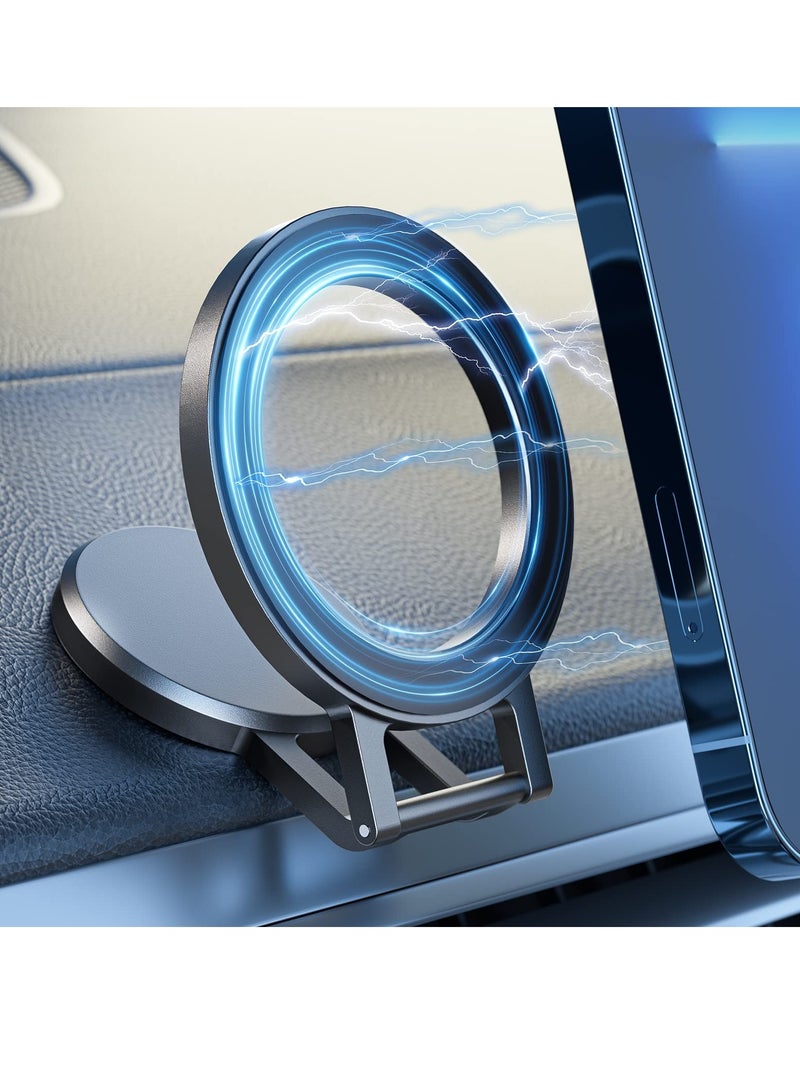 Excefore Car Phone Mount for MagSafe, Magnetic Dashboard Phone Holder for Car, All Metal Design, Fit for Magsafe iPhone 14 13 12 Pro/Max/Mini/Plus MagSafe Case - Image 1