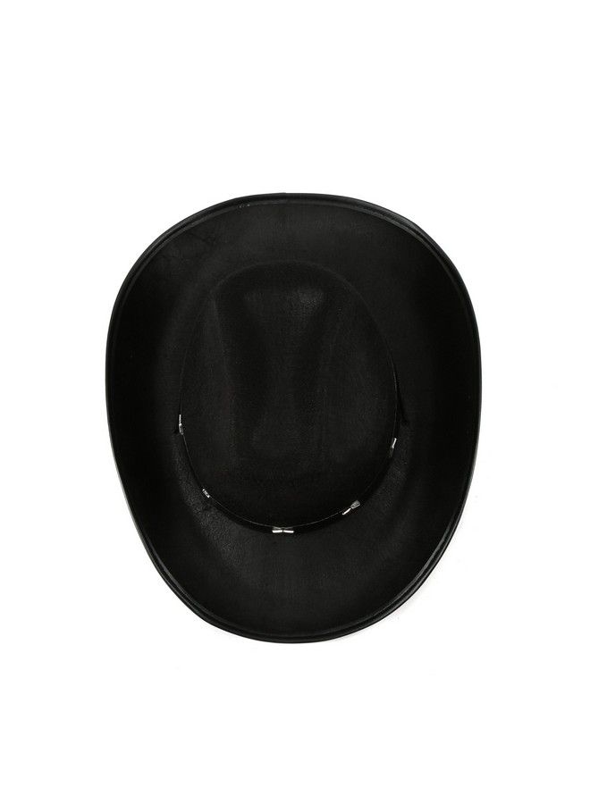 Fun Central Felt Studded Cowboy Hat Party Favor Supplies Black - Image 3