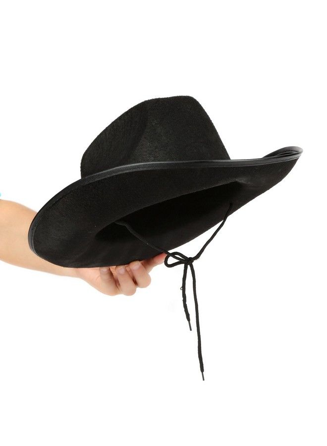 Fun Central Felt Studded Cowboy Hat Party Favor Supplies Black - Image 4