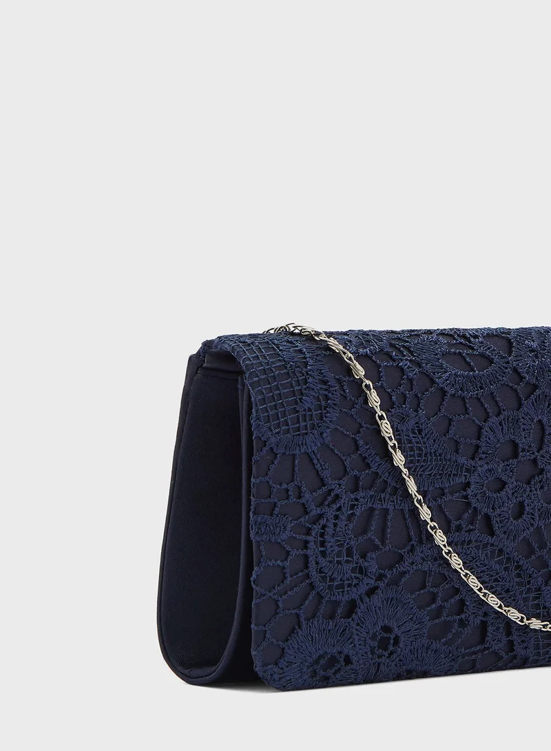 Ella Limited Edition Lace Clutch Bag