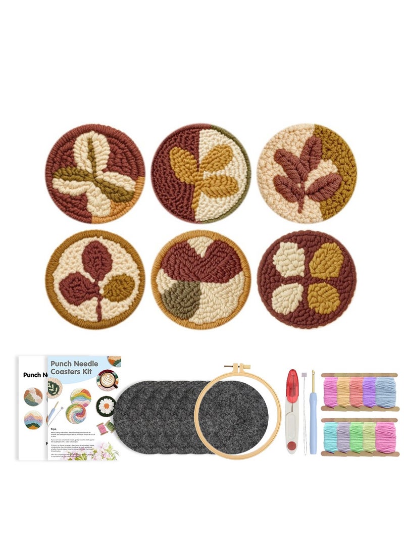 عام مجموعة مواد يدوية مكونة من 6 قطع لصنع كؤوس، تحتوي على أدوات الإبداع (DIY)، عملية وزخرفية في آنٍ واحد. - Image 2