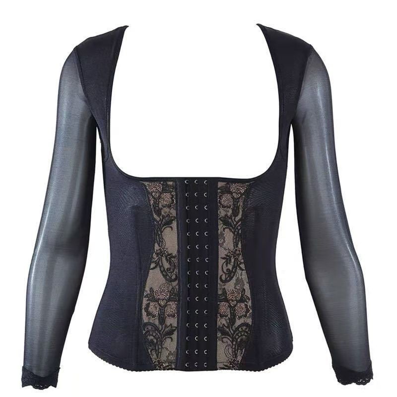 Zhongmai Laca Official Flagship Store Genuine Body Shaping Intimates Really Beautiful Long Body Manager Three-Piece Set - Image 1