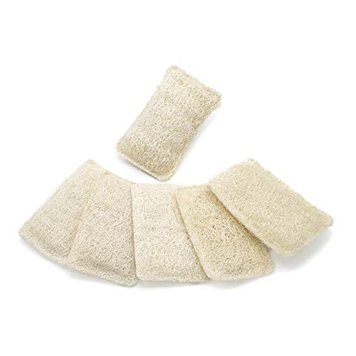 FAAY Eco Friendly Sponges for Dishes, Multi-Purpose Non-Scratch Loofah Scrubber for Cookware, Kitchen, Bathtub and Body, Handmade Unbleached Luffa Fiber, Natural, Biodegradable, Compostable & No Smell - Image 2