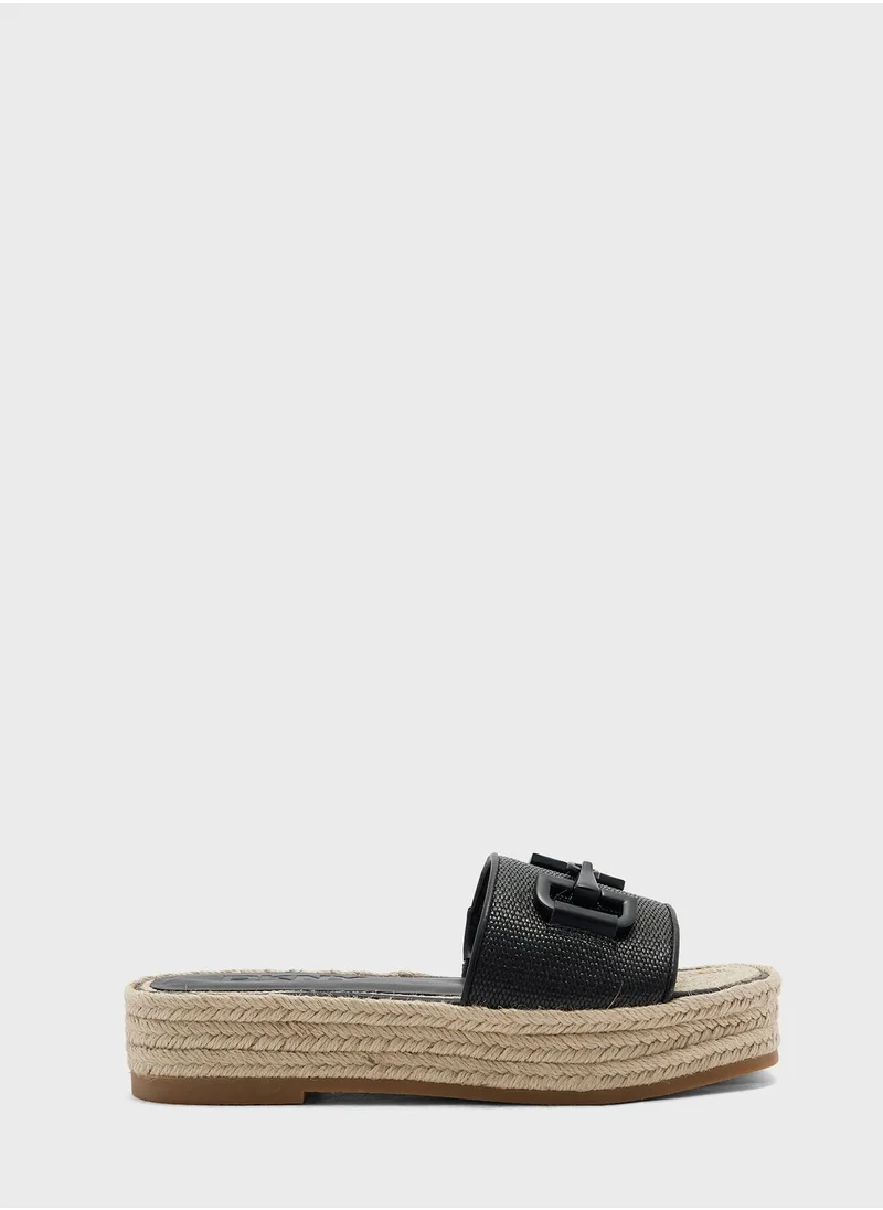 DKNY Fiona Platform Slide Sandals