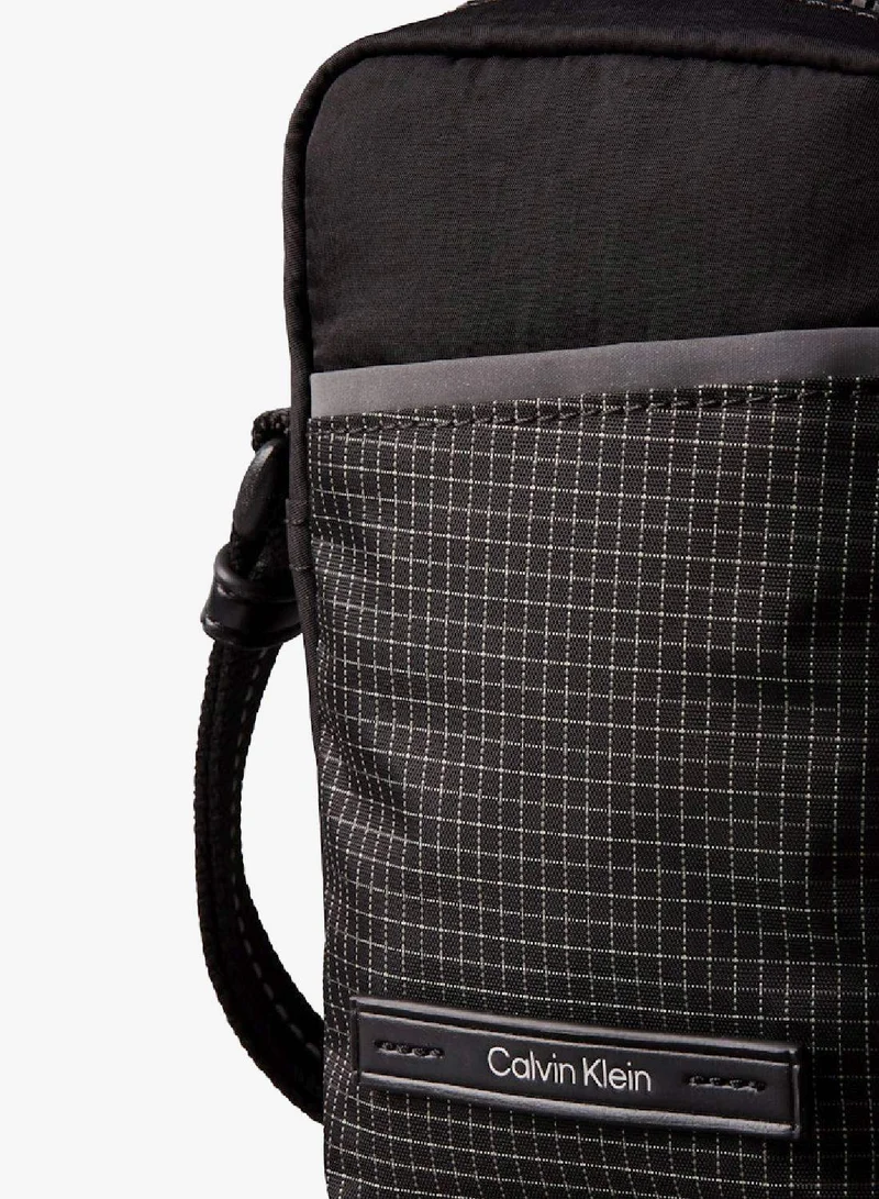Calvin Klein Black Slim Reporter Bag for Men | Best Price UAE