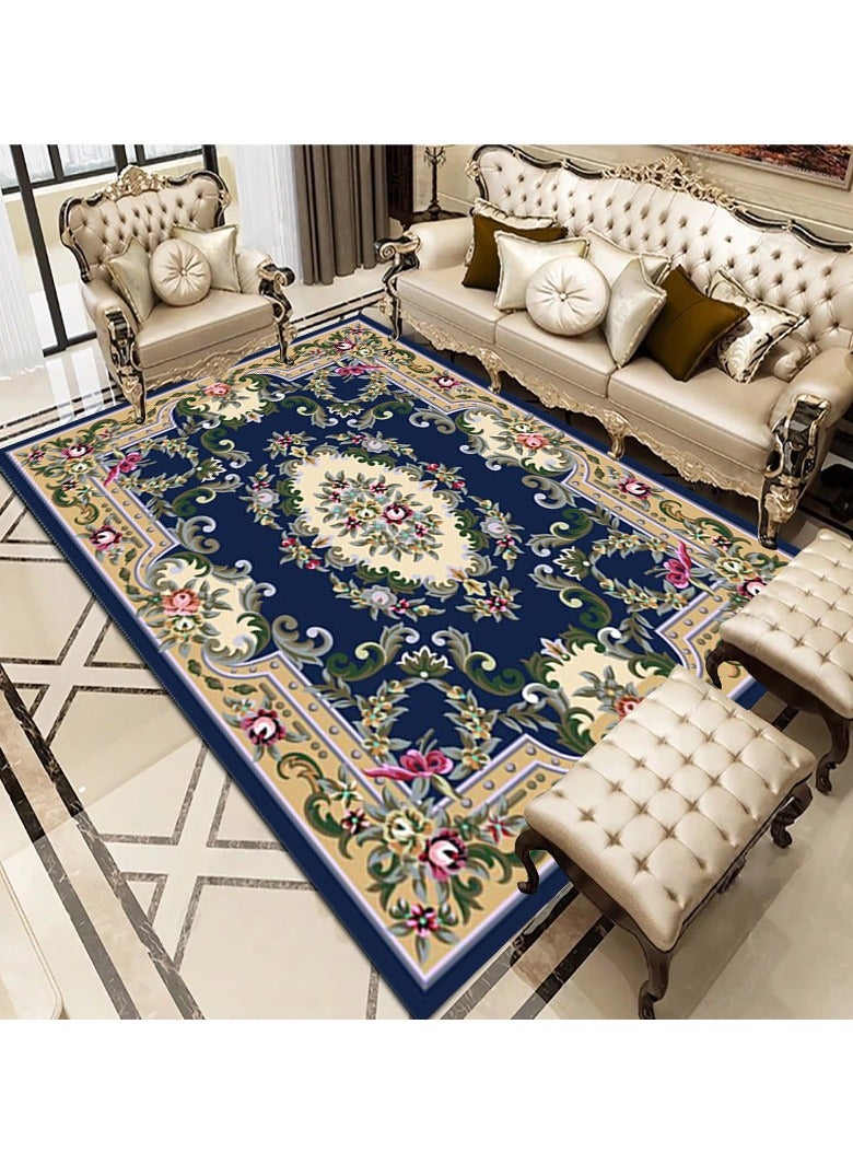 Loquat سجادة مستطيلة حديثة من ألياف البوليستر على الطراز الأوروبي - Image 1