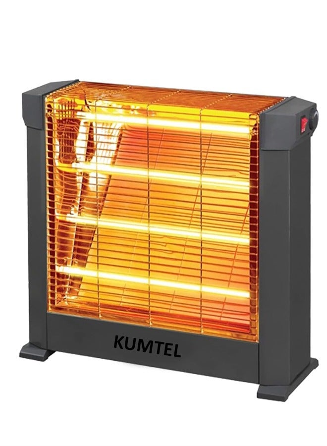 كومتيل دفاية كهربائية من كومتيل، 4 أنابيب كوارتز، 2200 واط، صناعة تركية | SK2760 - Image 1