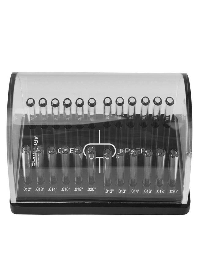 ANNWAH Dental Acrylic Archwire Organizer-Orthodontic Wire Box with Lid for Dental Clinic Arrange and Store Orthodontic Arch Wires Use(Round