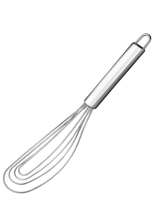 TAFOND 10.63" Stainless Steel Flat Whisk,Egg Beater for Blending,Whisking,Beating,or Stirring - Image 1