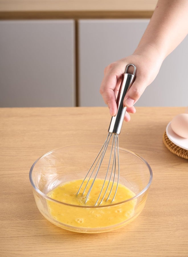 TAFOND 10.63" Stainless Steel Flat Whisk,Egg Beater for Blending,Whisking,Beating,or Stirring - Image 4