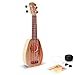 YOLOPARK 17 Kids Toy Guitar for Girls Boys Mini Toddler Ukulele Guitar with 4 Strings Keep Tones Can Play for 3 4 5 6 7 Year Old Kids Musical Instruments Educational Toys for Beginner Wood - Image 2