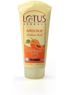 LOTUS HERBALS Apriscrub Fresh Apricot Scrub 180Gm  - Image 1