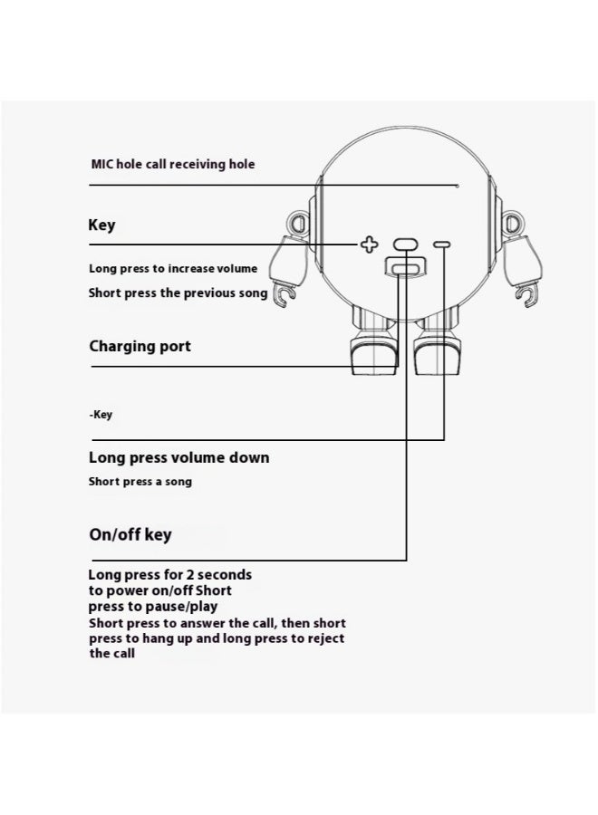 Beauenty Small black desktop Bluetooth speaker - Image 3