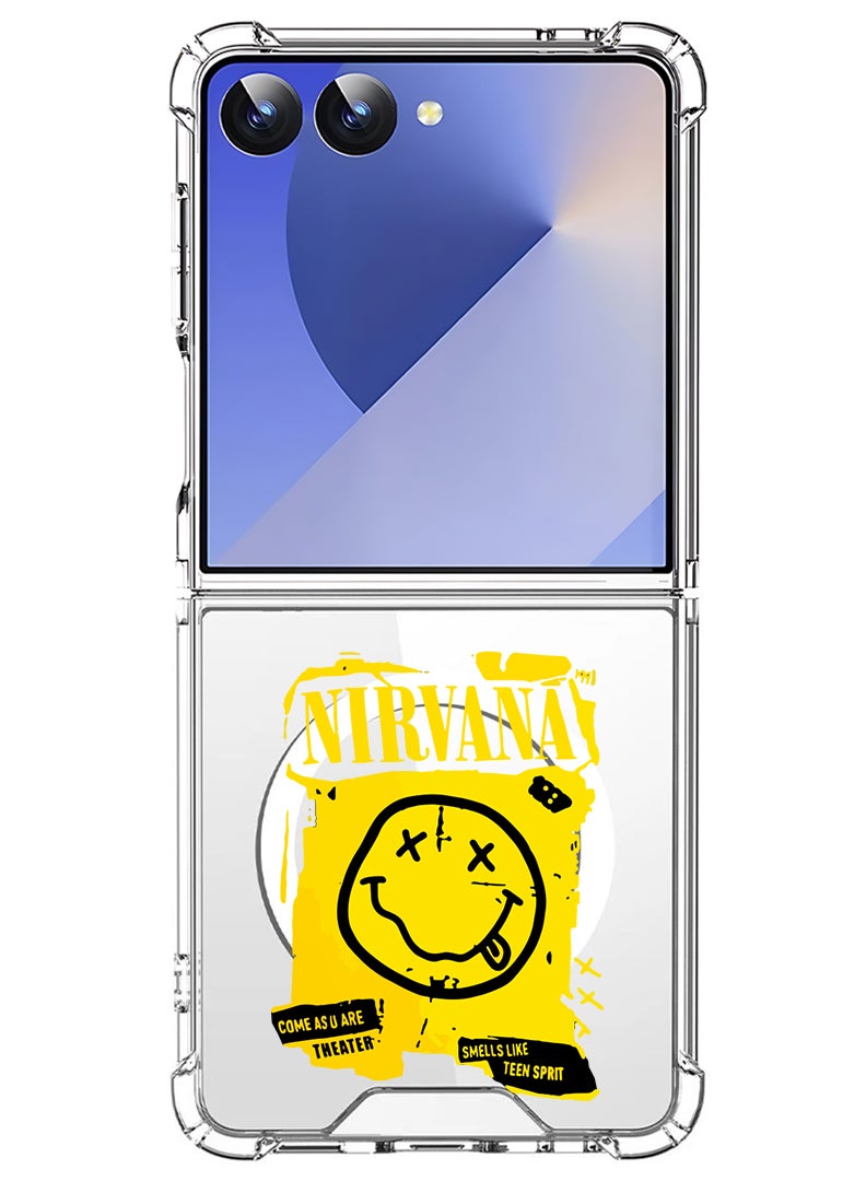 Theodor Magnetic Case for Samsung Galaxy Z Flip 7 Compatible with MagSafe Wireless Charging, Shockproof Phone Bumper Cover Nirvana - Image 1