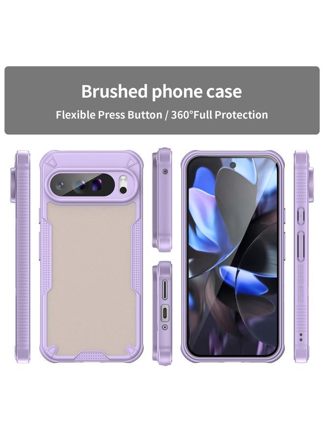 S-TOP Case For Google Pixel 9 Pro XL Armor Glaze PC Hybrid TPU Phone Case - Image 2