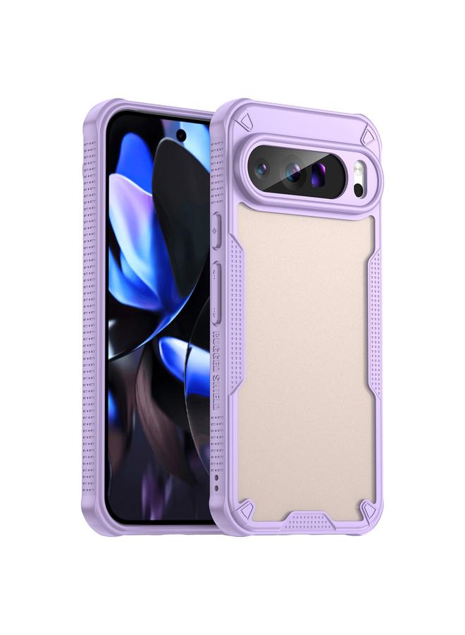 S-TOP Case For Google Pixel 9 Pro XL Armor Glaze PC Hybrid TPU Phone Case - Image 1