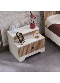 Home Box Polo 1-Drawer Nightstand with Shelf 43 x 43.2 x 54.2 cm  - Image 1