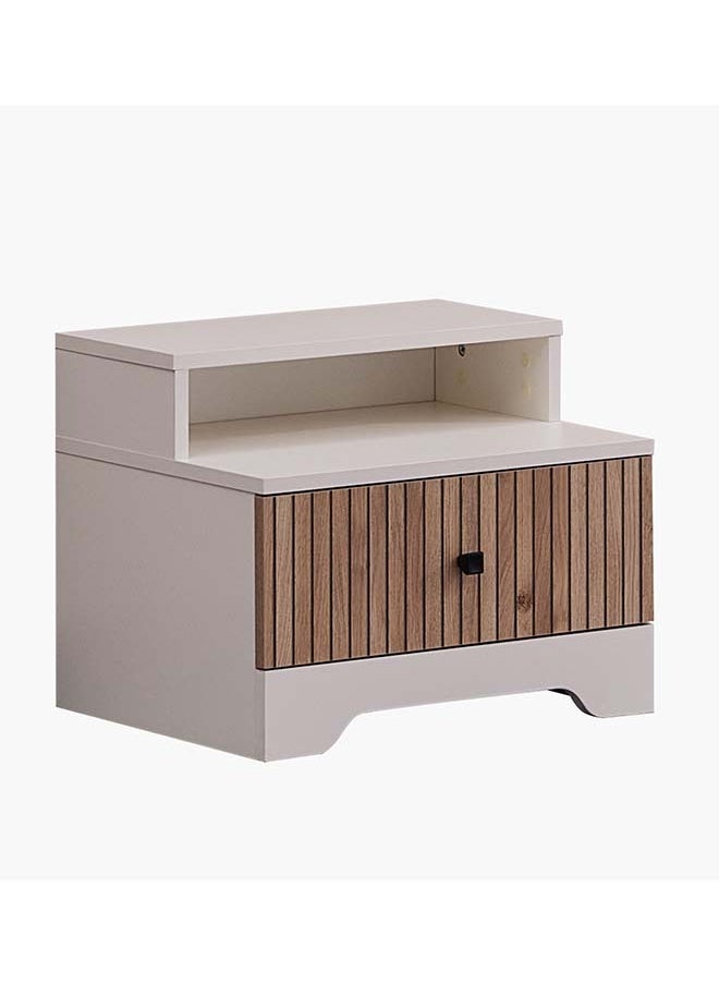 Home Box - Polo 1-Drawer Nightstand with Shelf 43 x 43.2 x 54.2 cm - Image 1