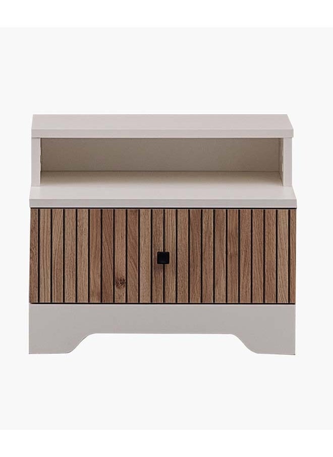 Home Box - Polo 1-Drawer Nightstand with Shelf 43 x 43.2 x 54.2 cm - Image 1
