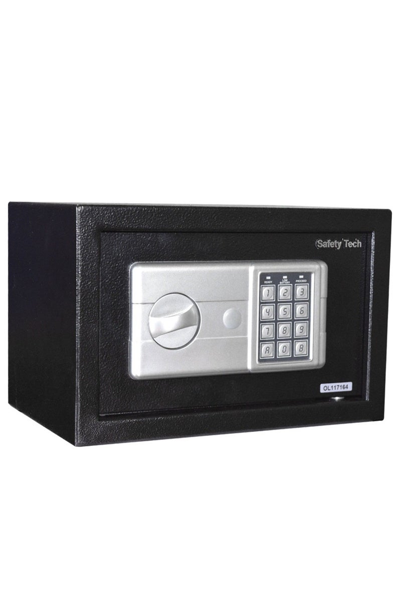 Safety Tech Digital safe with 2 emergency keys, from the international brand Safety Tech, size 31 * 20 * 20, with the ability to record 2 secret numbers, each number consisting of 3 to 8 digits, and 3 key holders  - Image 2