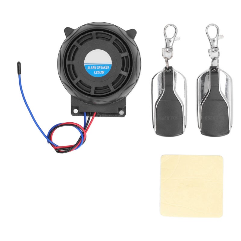Motorcycle Security Alarm System 12V Wireless Remote Control - Anti Theft System with 2 Remote Controls Universal for Motorbikes - Image 1