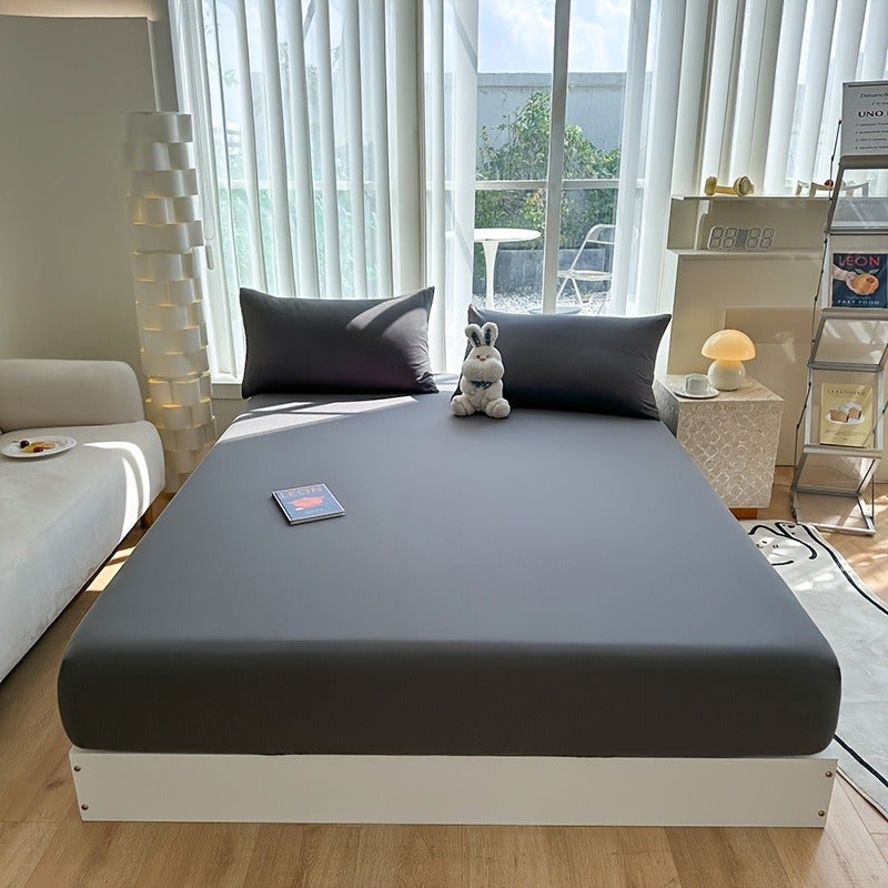1pc New Skin-Friendly, Soft, and Comfortable Fitted Sheet, Suitable for Bedroom Mattress Protector - Image 3