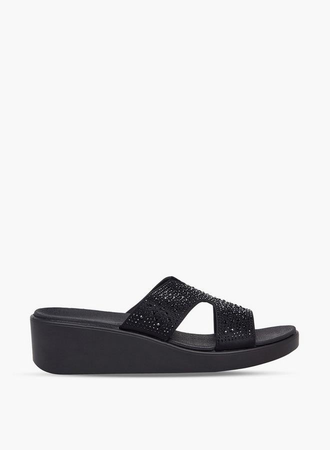 Le Confort Women Embellished Wedge Heel Comfort Sandals - Image 3